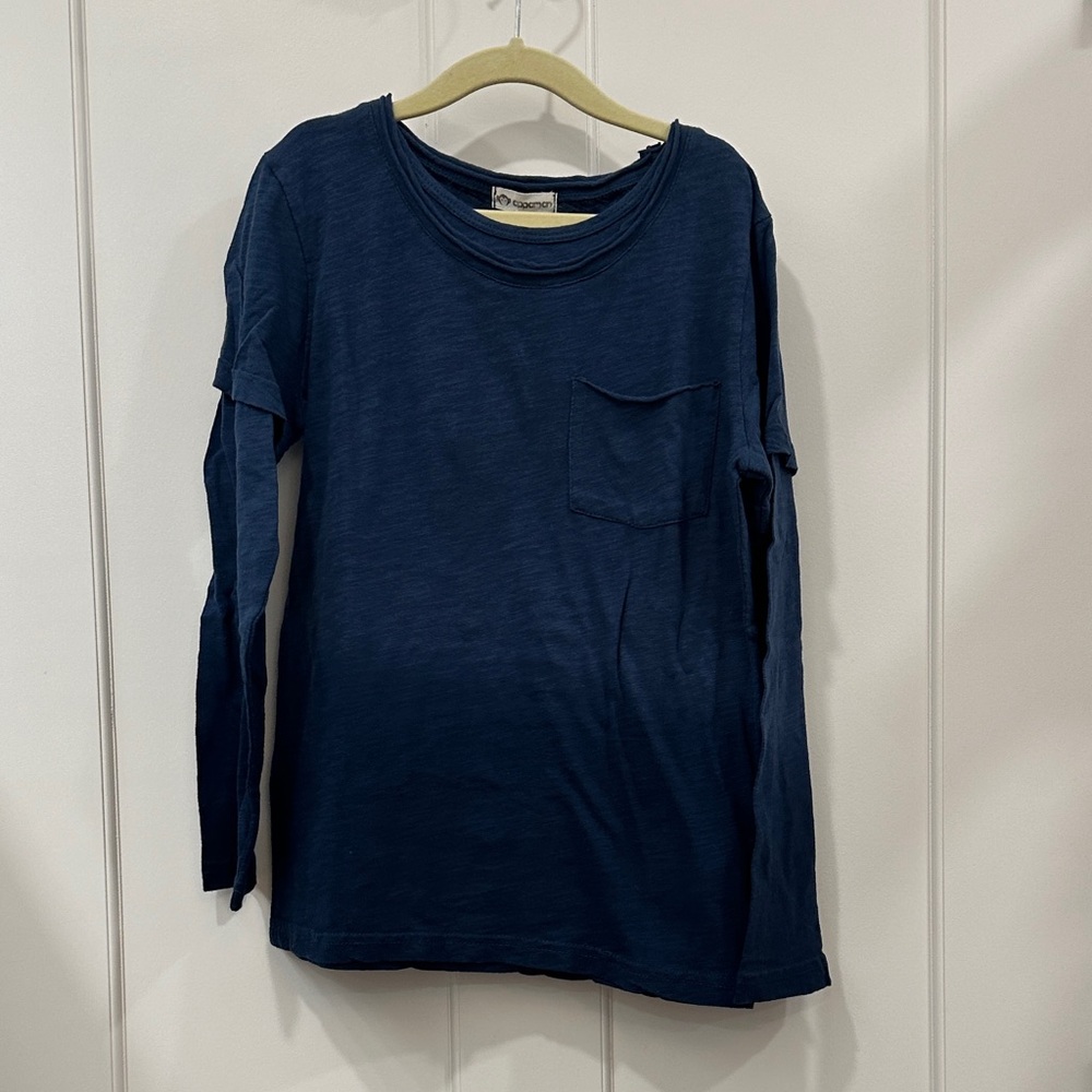 Appaman Navy Long Sleeve Tee for Kids